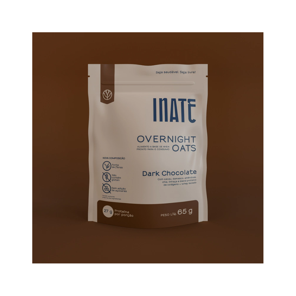 Overnight oats dark chocolate inate