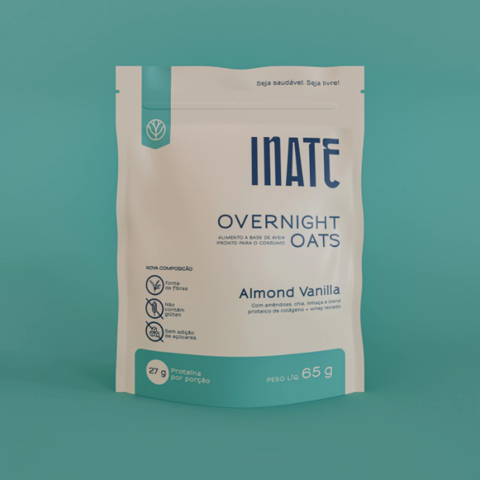 Overnigth oats almond vanilla inate