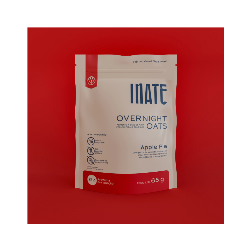 Overnight oats apple pie inate 65g
