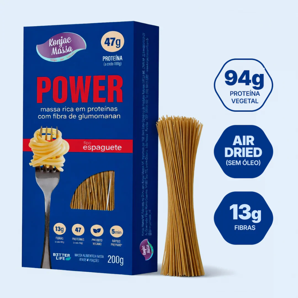 Konjac massa espaguete power