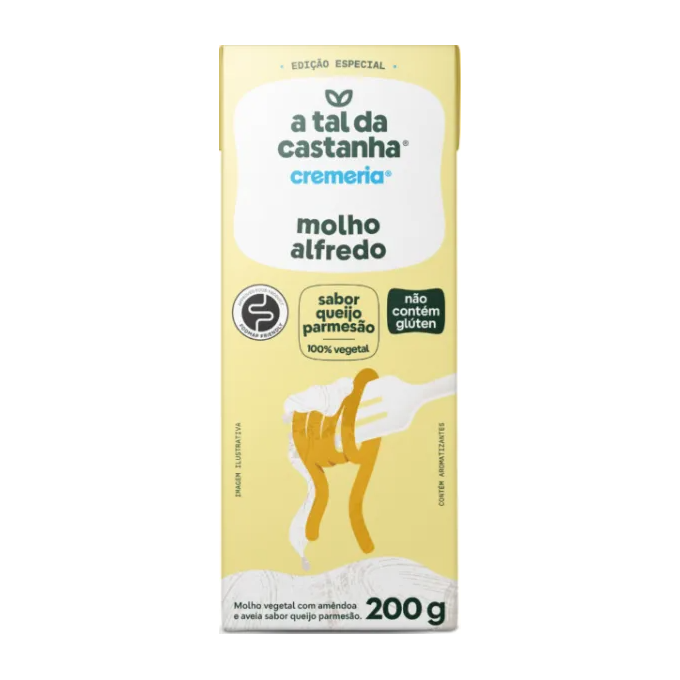 Molho alfredo tal da castanha