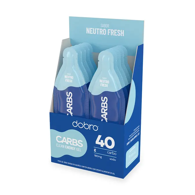 Gel carbs 40 sem cafeina dobro