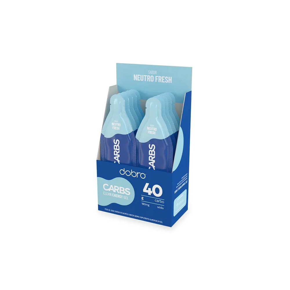 Gel carbs 40 sem cafeina dobro