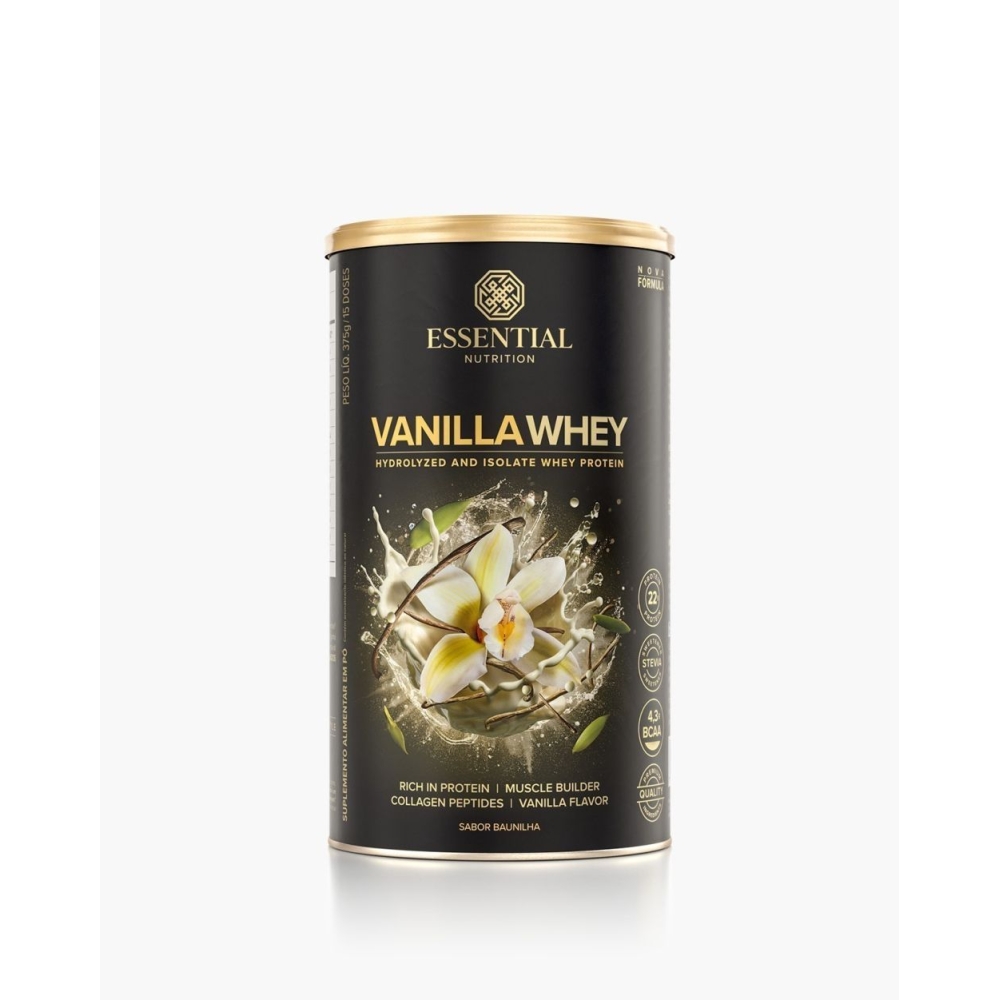 Vanilla whey lata  375g essential