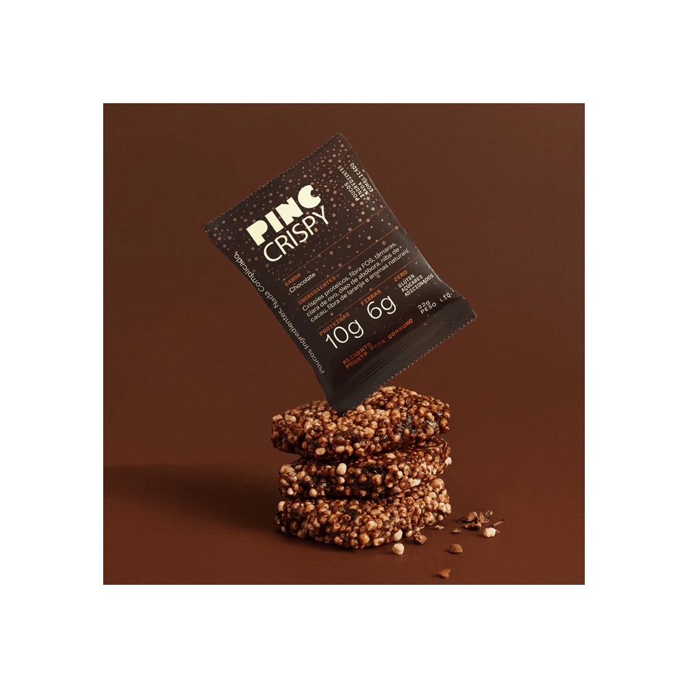 Crispy bar chocolate pincbar