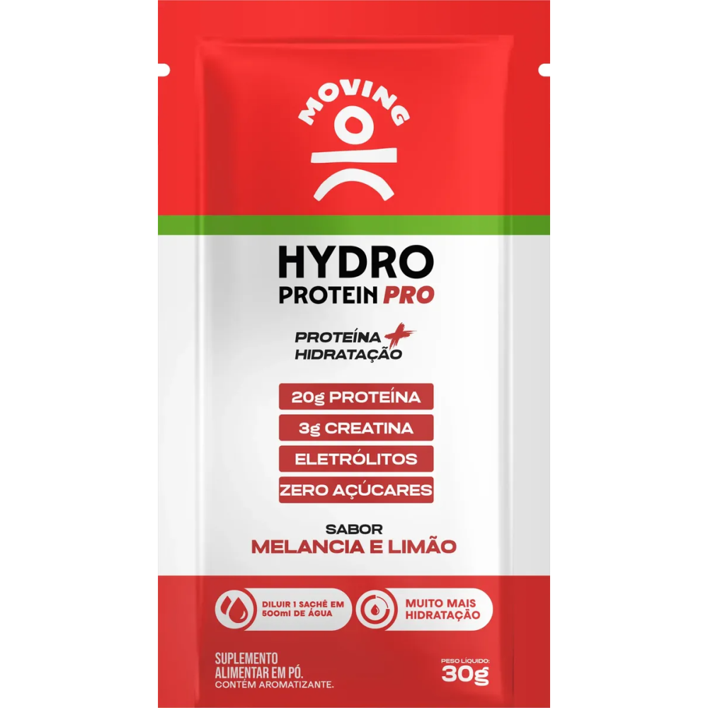 Sache moving hydro protein pro Melancia e Limão