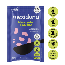 Caldo proteico de feijao mexidona