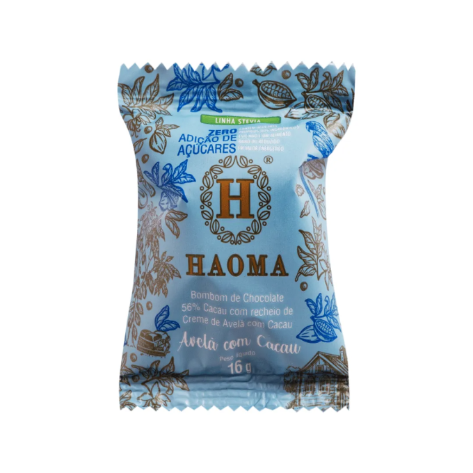 Haoma unidade bombom avela stevia