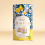 Haoma lata marshmallow de limao e mirtilo e choco branco