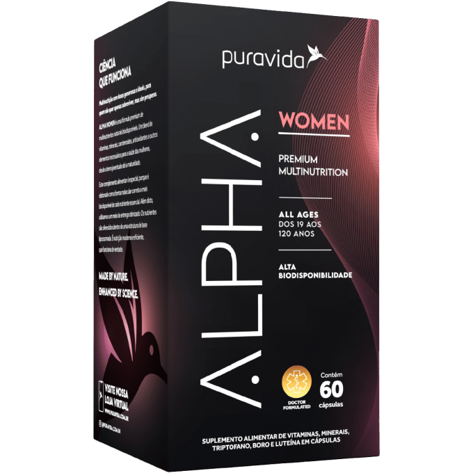Alpha women pura vida 60 cps