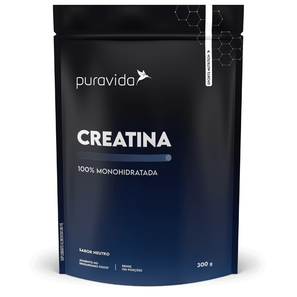 Creatina monohidratada pura vida 300g