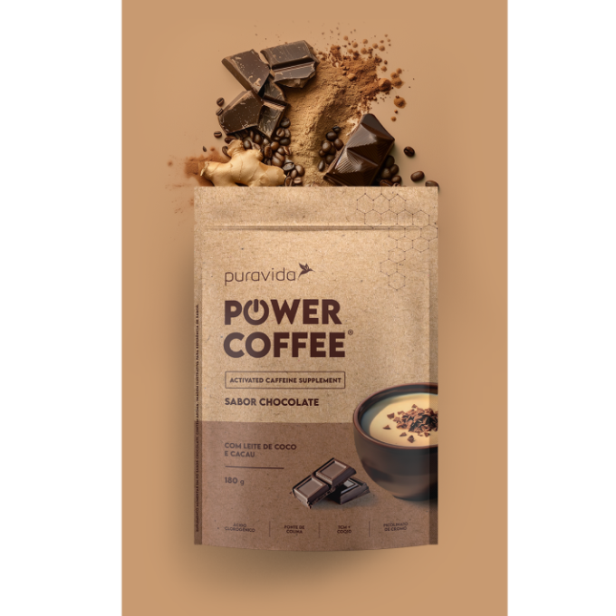Power coffee chocolate pura vida