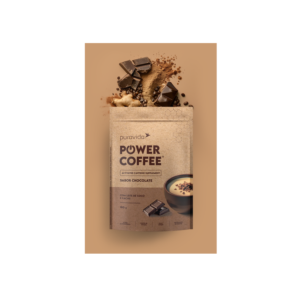 Power coffee chocolate pura vida
