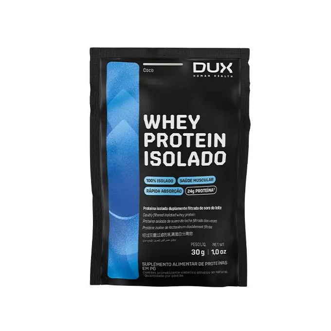 Whey isolado coco sache dux