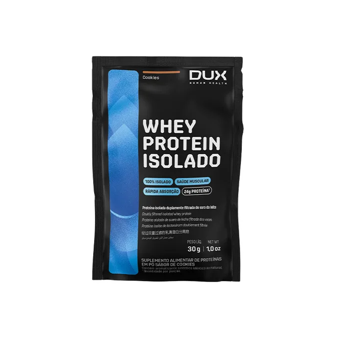Whey isolado cookies saches dux