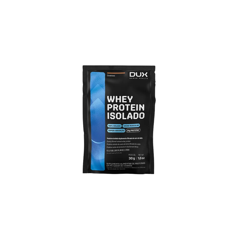 Whey isolado cookies saches dux