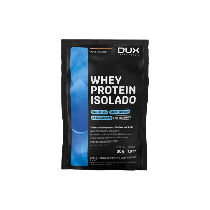 Sache whey isolado doce de leite dux
