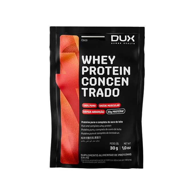 Whey dux concentrado coco sache