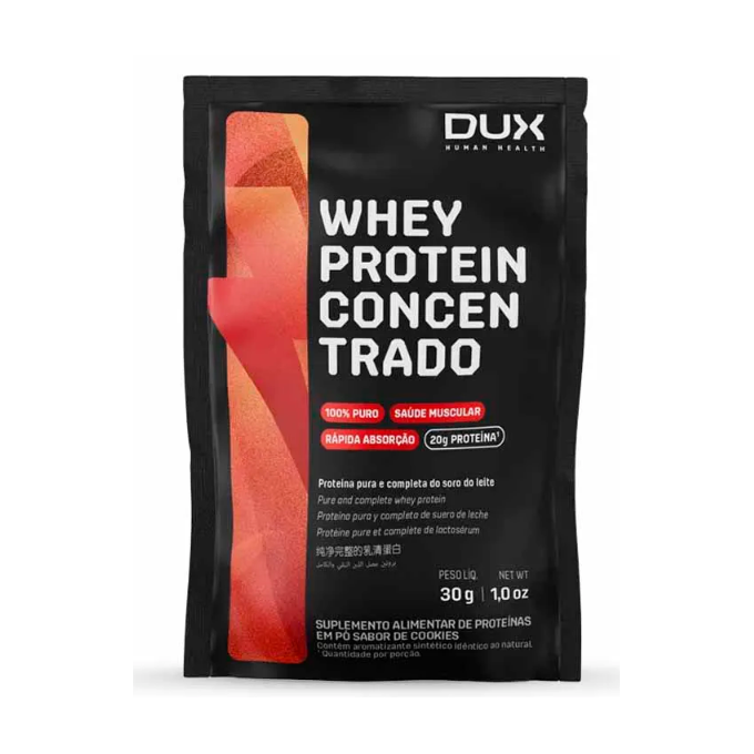 Whey concentrado sache doce de leite dux