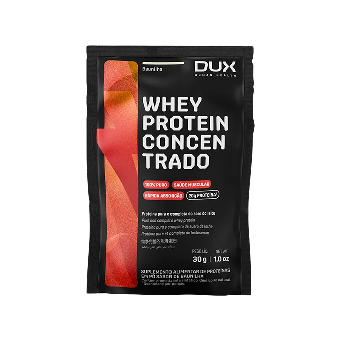 Sache whey concentrado baunilha dux