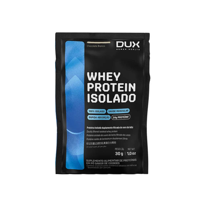 Sache whey isolado chocolate branco dux