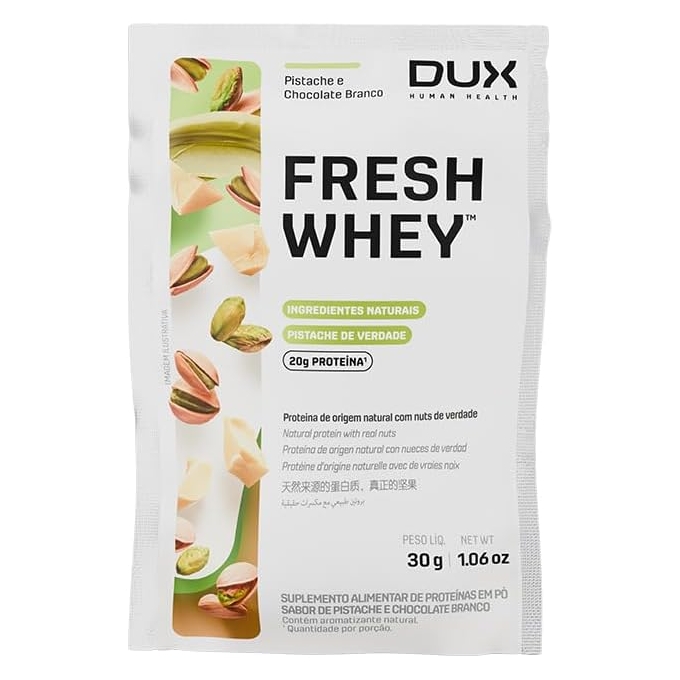Sache fresh whey pistache e choco branco dux