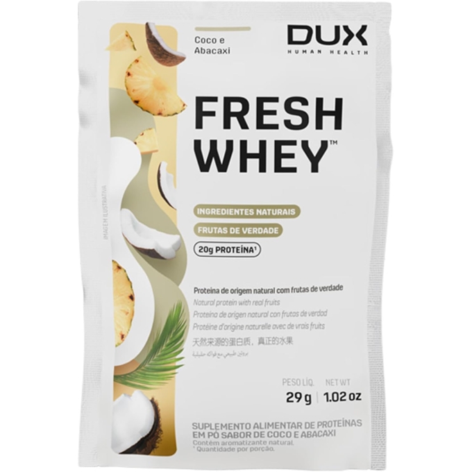  sache fresh whey abacaxi e coco  dux