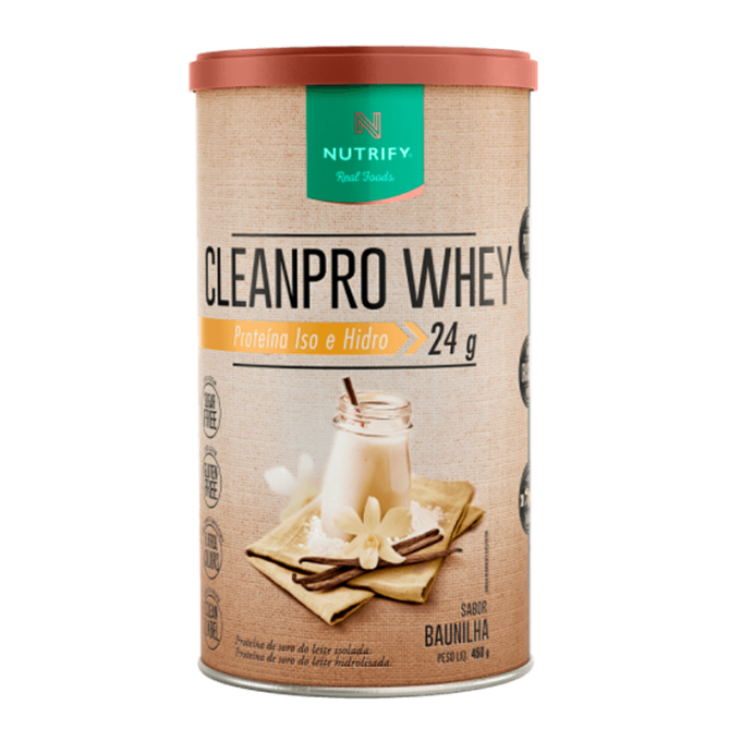 Cleanpro whey baunilha 450g nutrify
