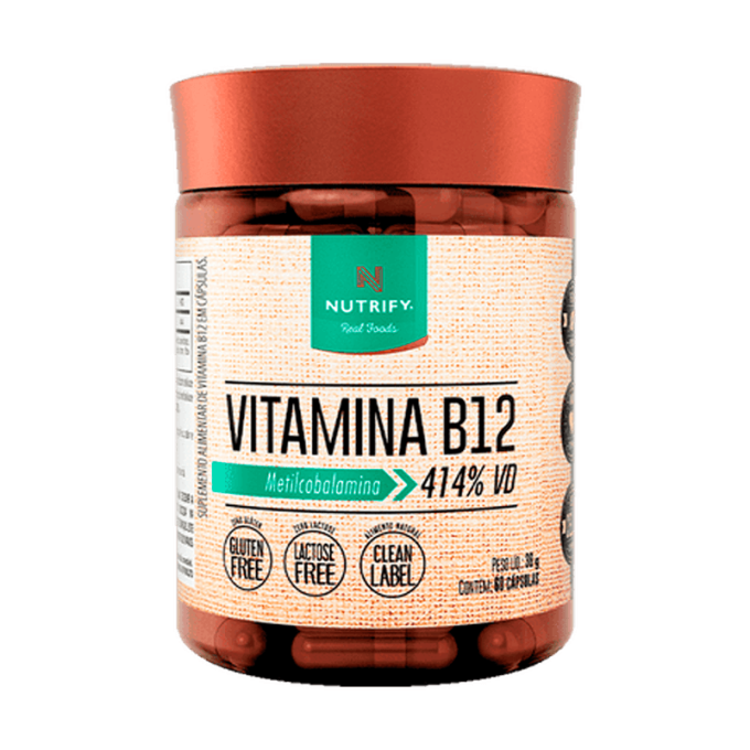 Vitamina b12 nutrify  60 capsulas