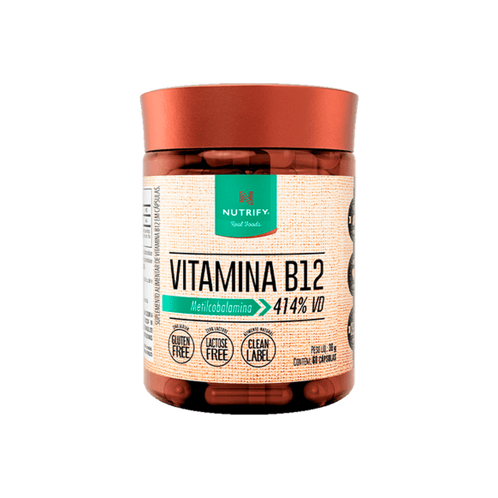Vitamina b12 nutrify  60 capsulas