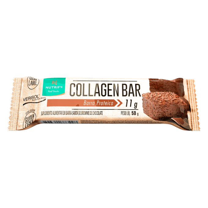Collagen bar brownie nutrify