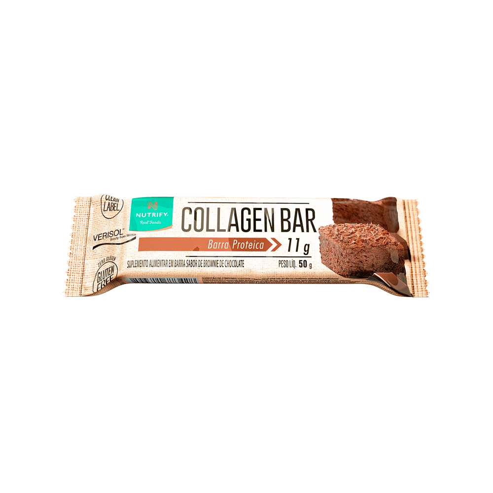 Collagen bar brownie nutrify