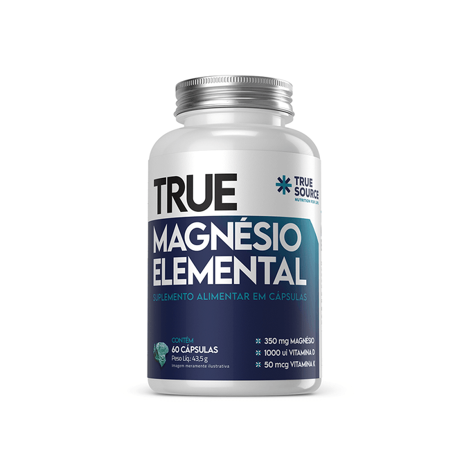 Elemental magnesio 60 caps true source