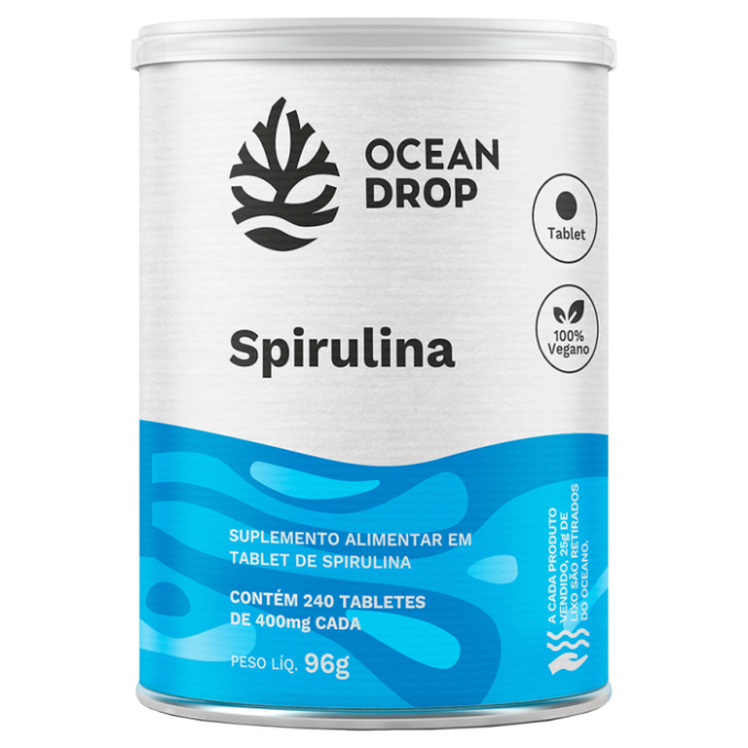Spirulina Tablet Ocean Drop