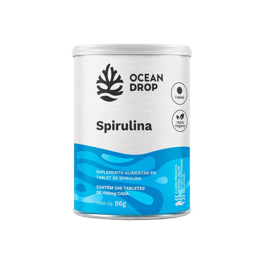 Spirulina Tablet Ocean Drop