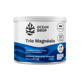 Trio magnesio 60 caps ocean drop