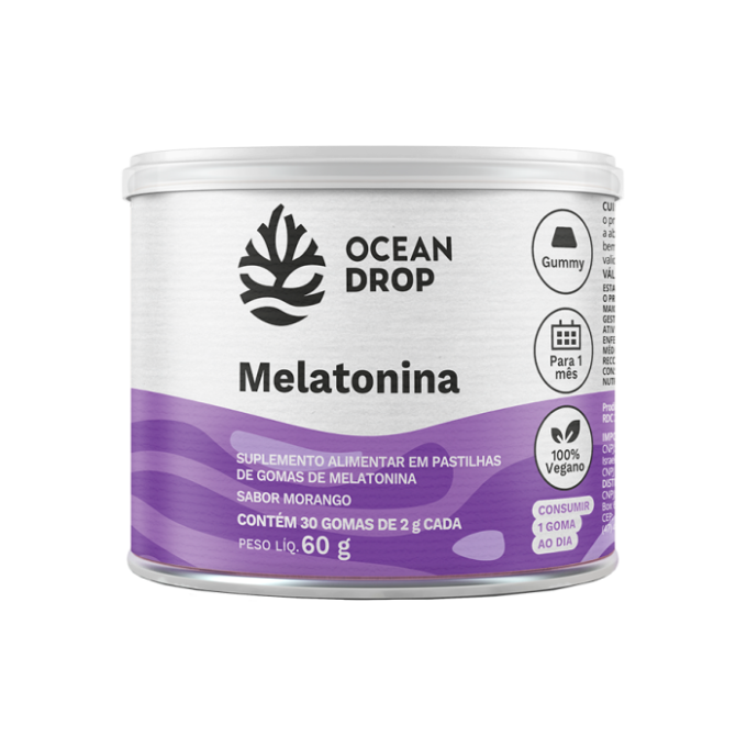 Melatonina 30 gomas ocean drop