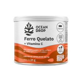 Ferro quelato+vit c 60 caps ocean drop