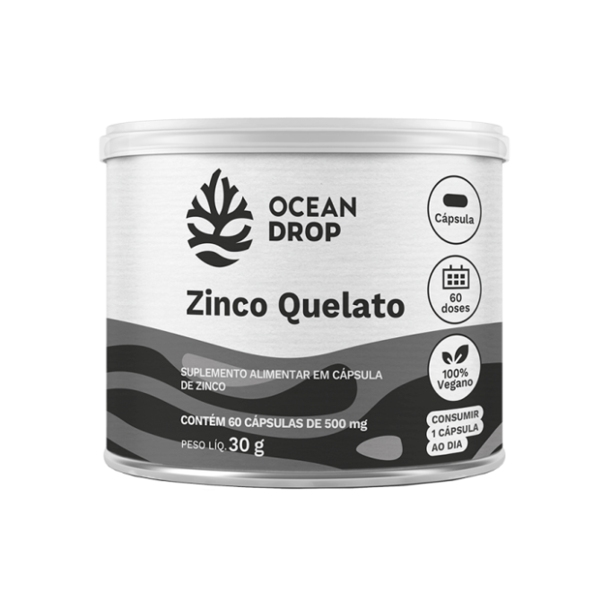 Zinco quelato 60 caps ocean drop