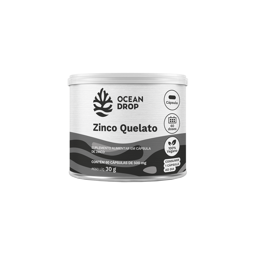 Zinco quelato 60 caps ocean drop