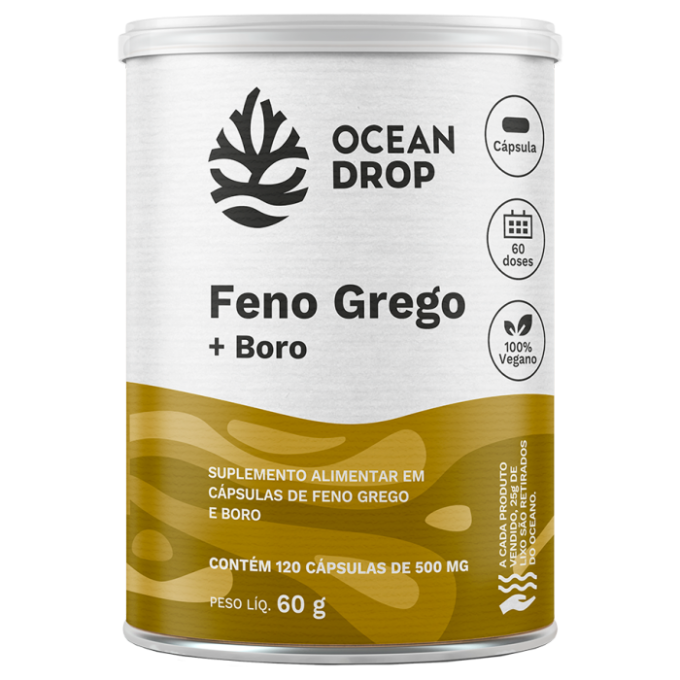 Feno grego e boro ocean drop 120 caps