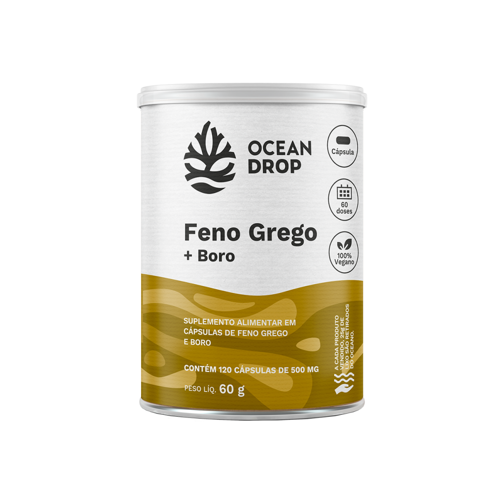 Feno grego e boro ocean drop 120 caps
