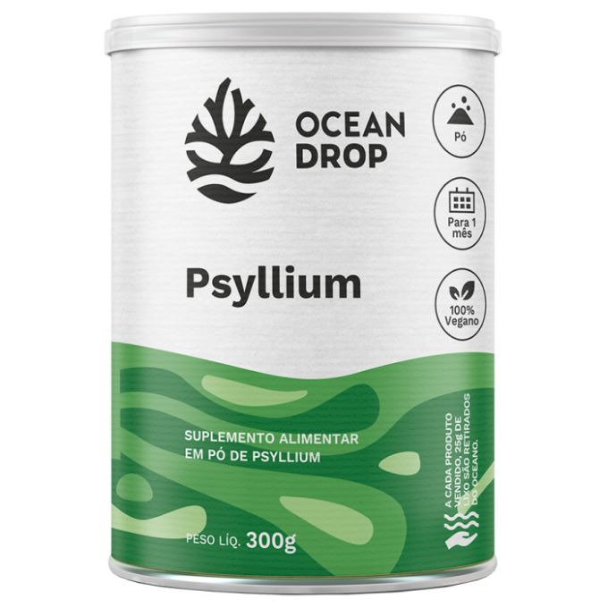 Psyllium em Pó Ocean Drop