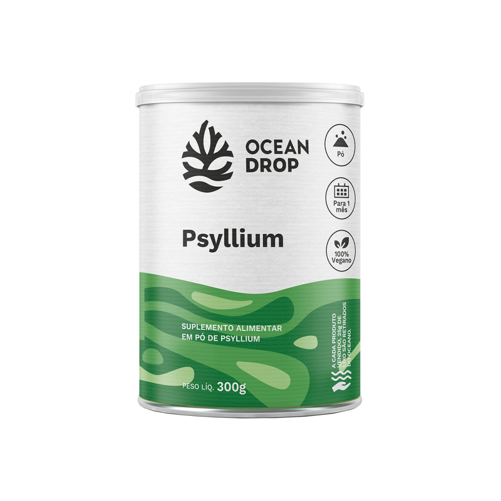 Psyllium em Pó Ocean Drop