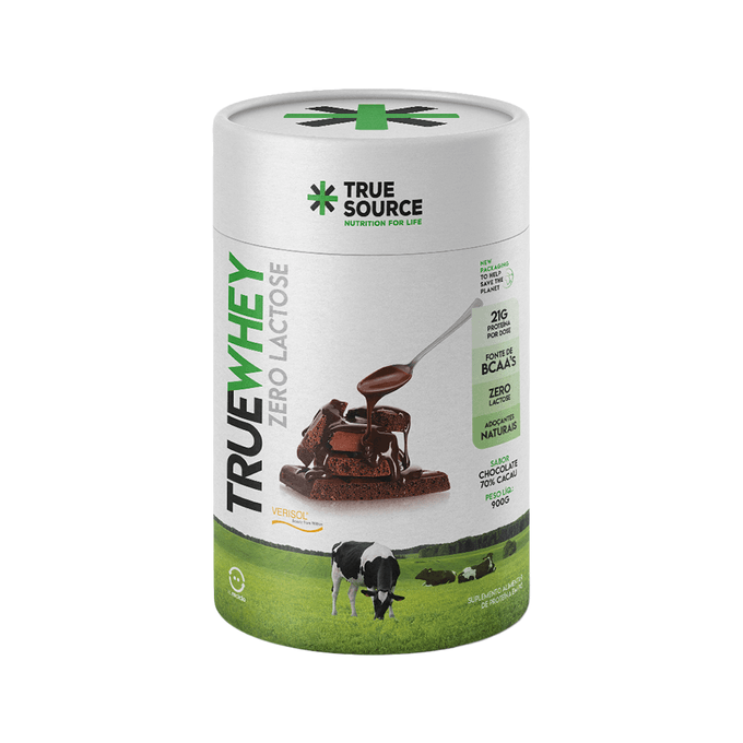 True whey concentrate chocolate 70% cacau 900g