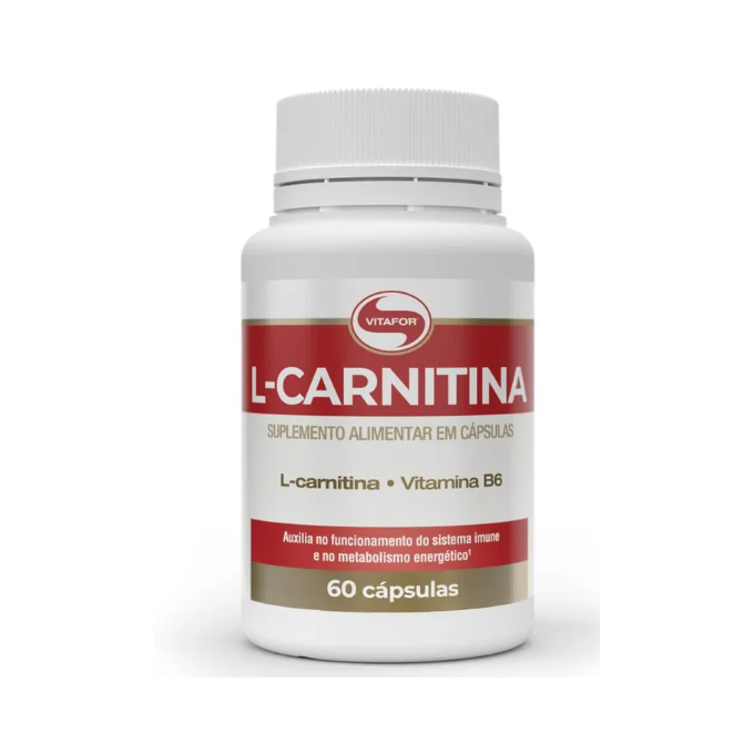 L carnitina 60 caps 530mg vitafor