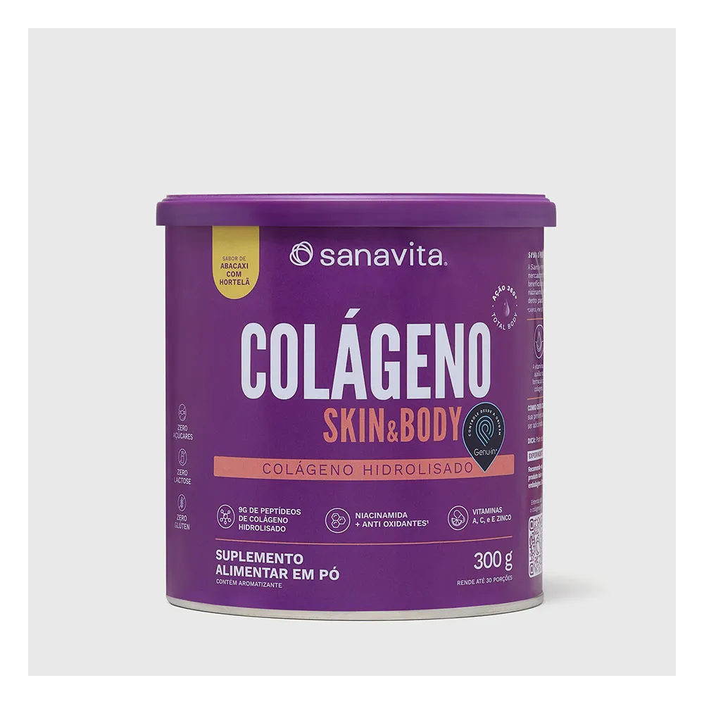 Colageno skin abacaxi c/hortela sanavita