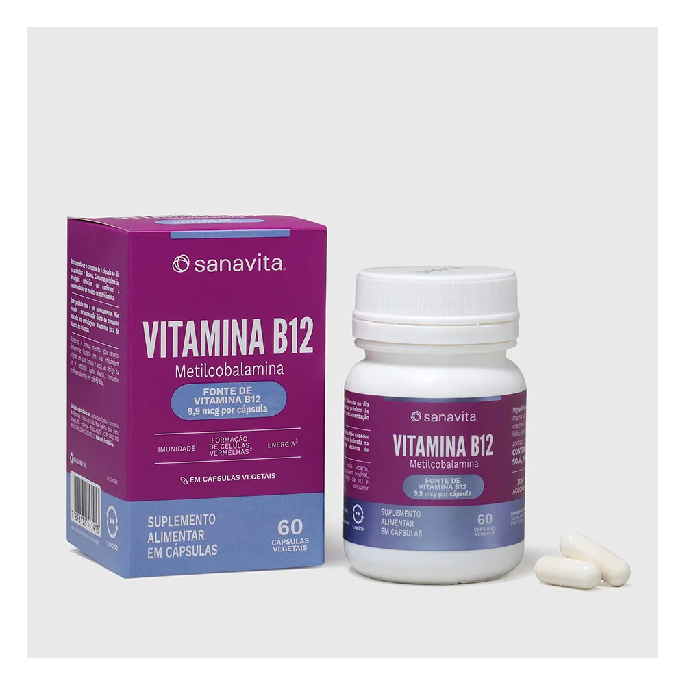 Vitamina b12 60 caps sanavita