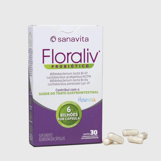 Floraliv Probiotico Sanavita 30 Caps