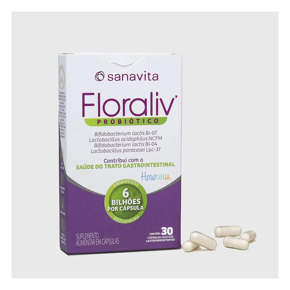 Floraliv Probiotico Sanavita 30 Caps